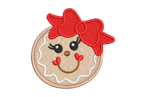 Christmas Cookie: A Festive, Friendly Embroidery Design