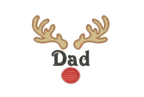 Christmas Dad: A Heartfelt Embroidery Design for Meaningful Gifts