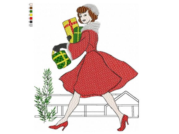Christmas Shopping Lady Review