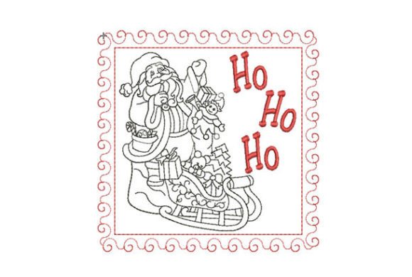 Classic Santa Claus: A Festive, Versatile Holiday Embroidery Staple