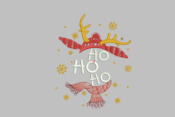 Ho Ho Ho with Reindeer and Santa: A Holiday Embroidery Design Review