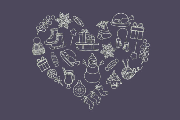 Love Christmas: A Festive, Versatile Holiday Embroidery Design