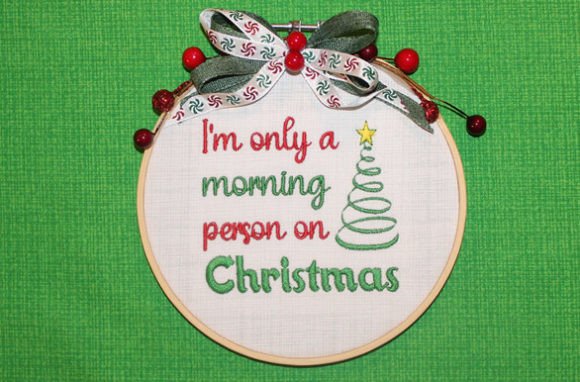 Sassy Christmas: A Playful Embroidery Design Worth Personalizing