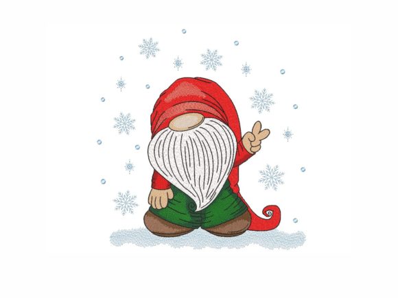 Winter Gnome: A Festive, Flexible Holiday Embroidery Design